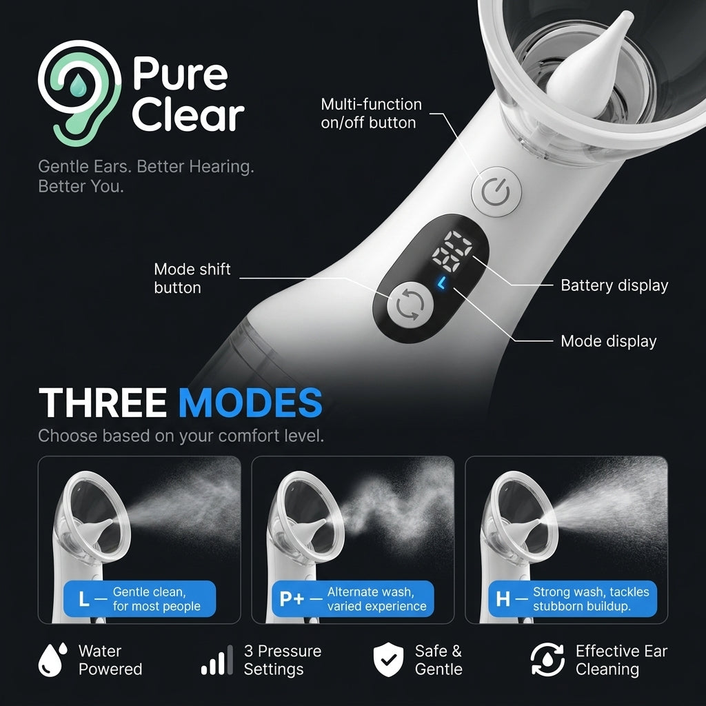 Pure Clear ™ Ear Cleanser V1 Pro